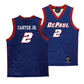 DePaul Men's Royal Basketball Jersey - Chico Carter Jr. | #2