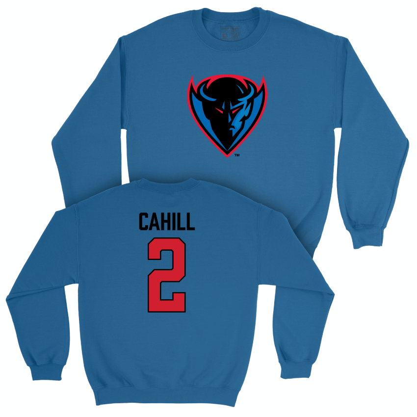 DePaul Women's Volleyball Royal Legacy Crew - Abby Cahill | #2 Youth Small