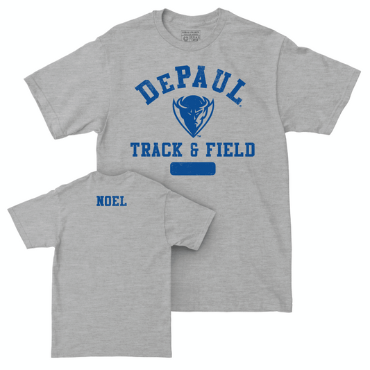 DePaul Women's Track & Field Sport Grey Varsity Tee - Ashley Noel Youth Small