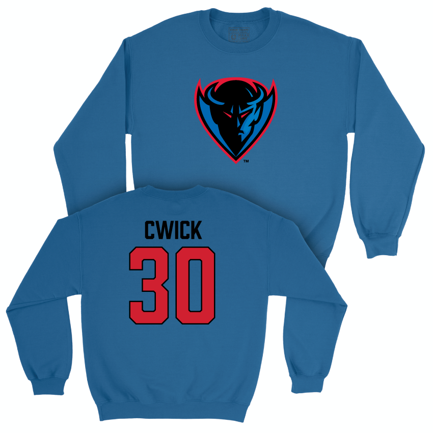 DePaul Softball Royal Legacy Crew - Brooke Cwick | #30 Youth Small