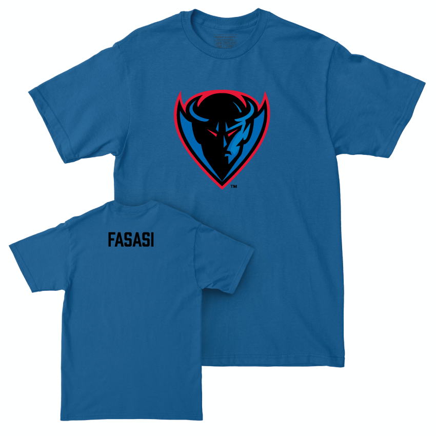 DePaul Men's Track & Field Royal Legacy Tee - Daniel Fasasi Youth Small