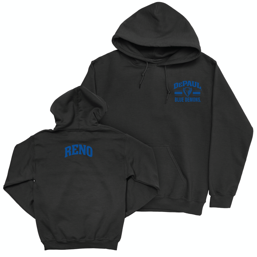 DePaul Women's Track & Field Black Victory Hoodie - Eveline Reno Women's Track & Field Youth Small