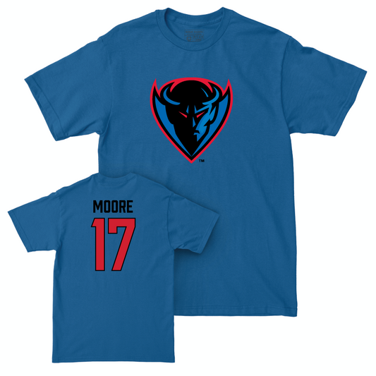 DePaul Men's Soccer Royal Legacy Tee - Sam Moore | #17 Youth Small