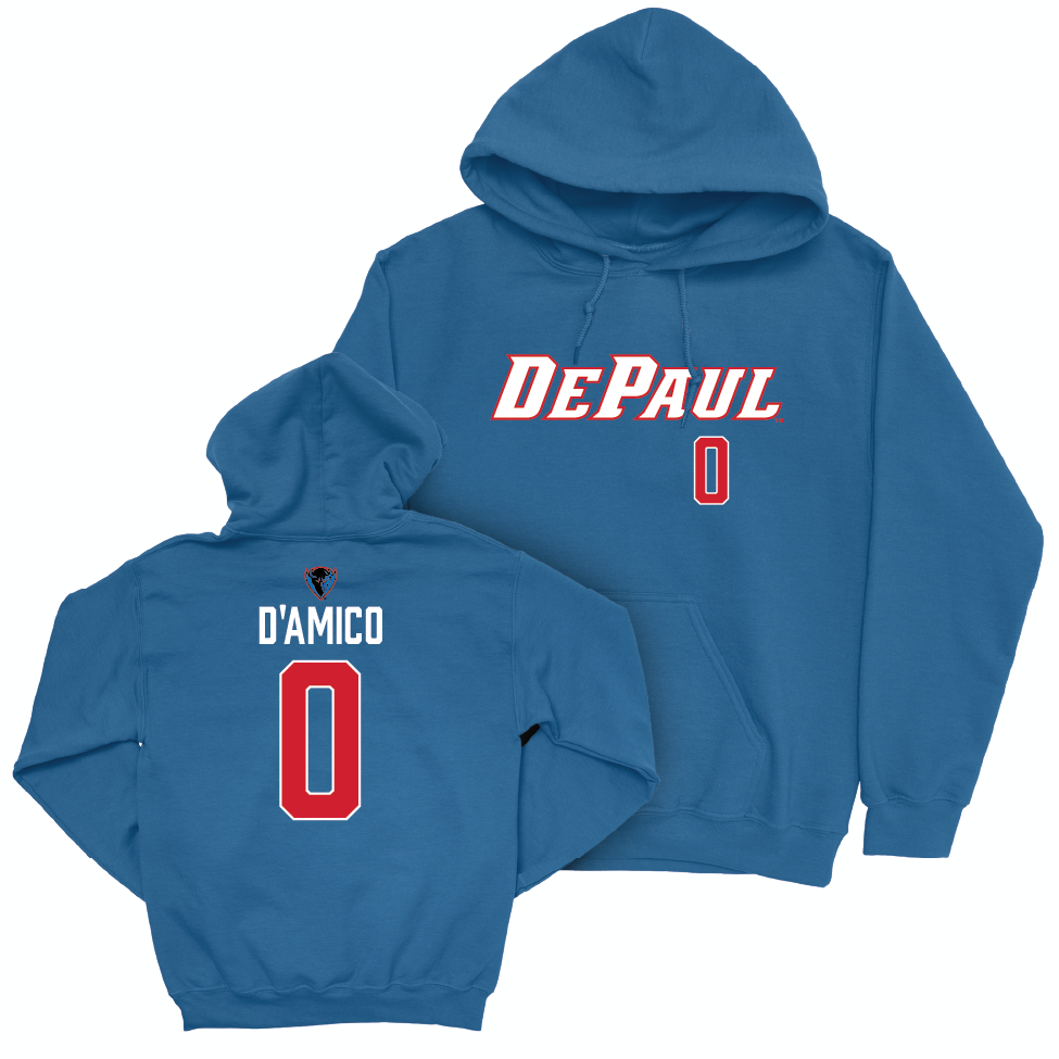 DePaul Men's Basketball Royal Sideline Hoodie  - Troy D’Amico