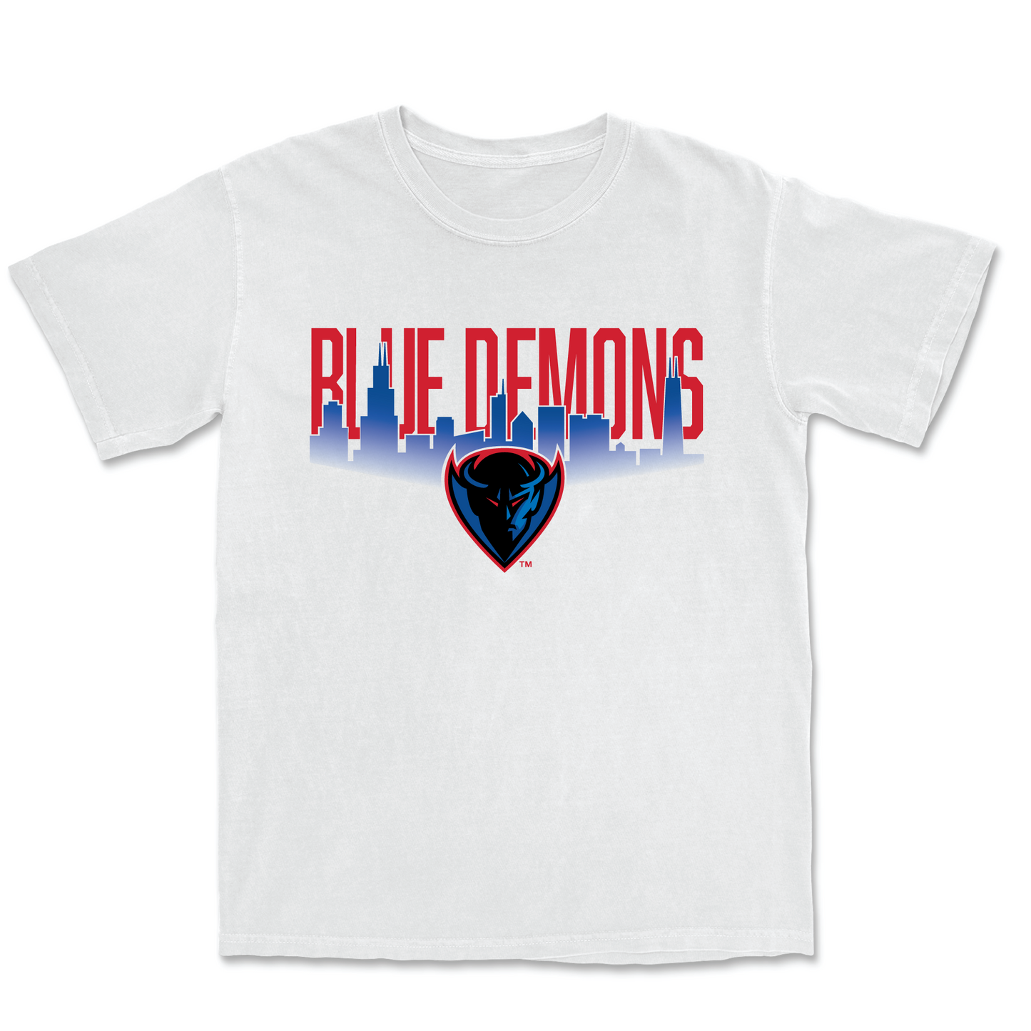 Track & Field White Skyline Comfort Colors Tee - Clayton Kamp