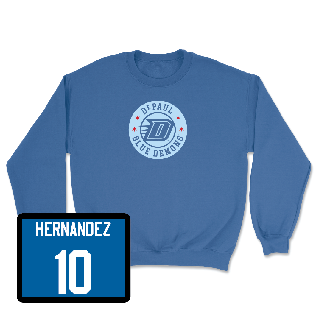 Royal Men's Soccer City Crewneck - Noeh Hernandez