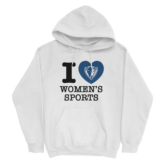 I Love Women's Sports Hoodie