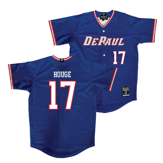 DePaul Softball Blue Jersey - Alexis Houge | #17