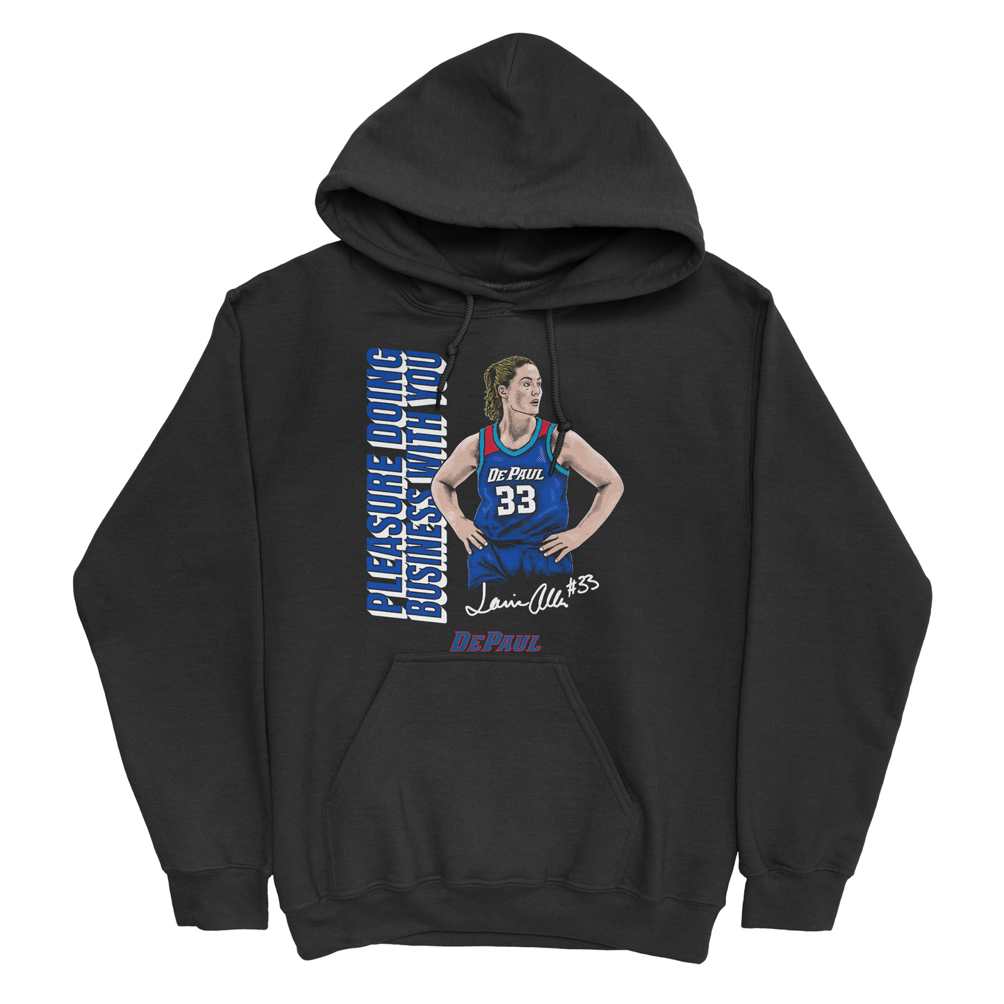 EXCLUSIVE RELEASE: Jorie Allen "Pleasure Doing Business With You" Black Hoodie