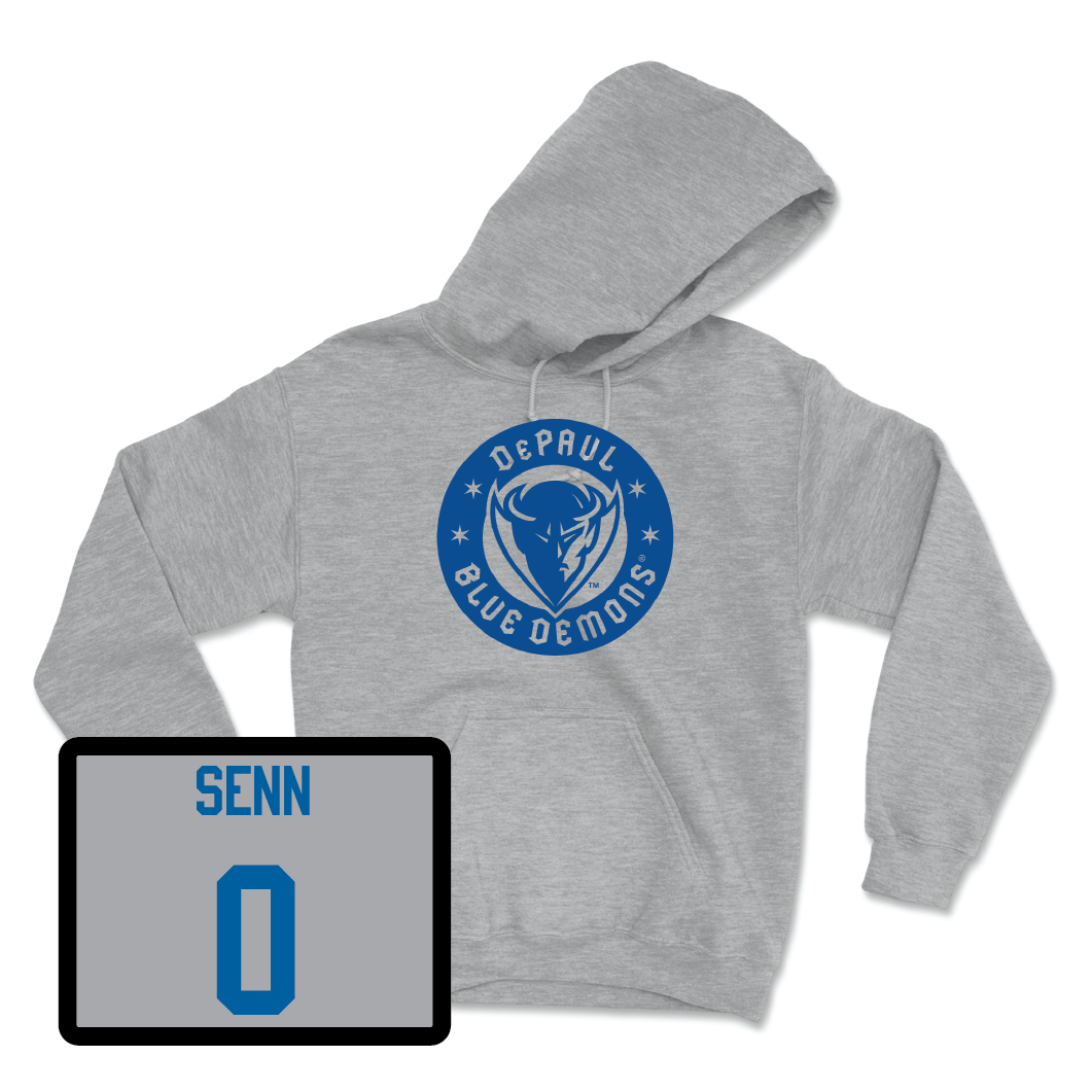 Sport Grey Men's Soccer Blue Demons Hoodie - Owen Senn