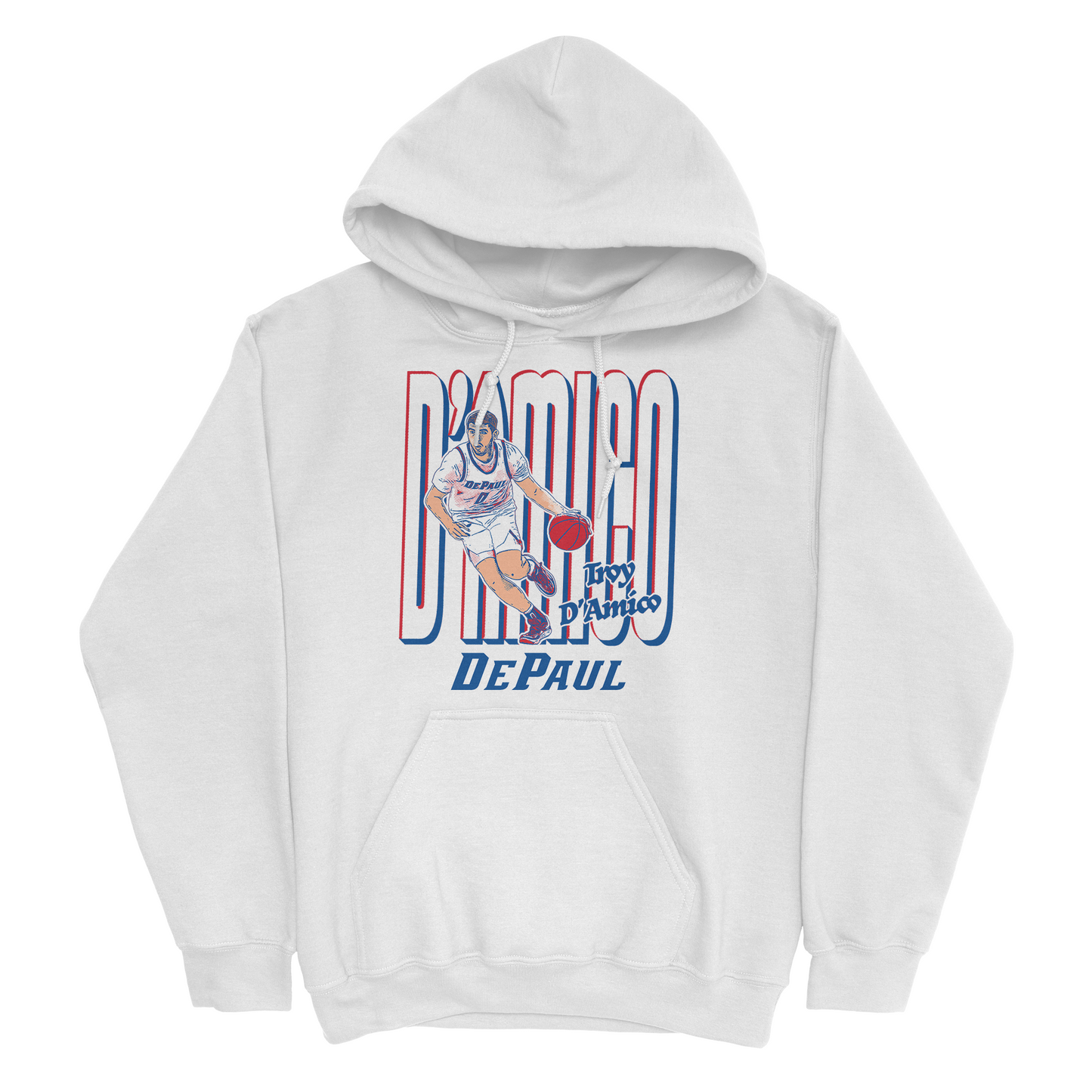 EXCLUSIVE RELEASE: Troy D’Amico Block Name White Hoodie