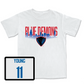 Men's Basketball White Skyline Comfort Colors Tee - Keyondre Young