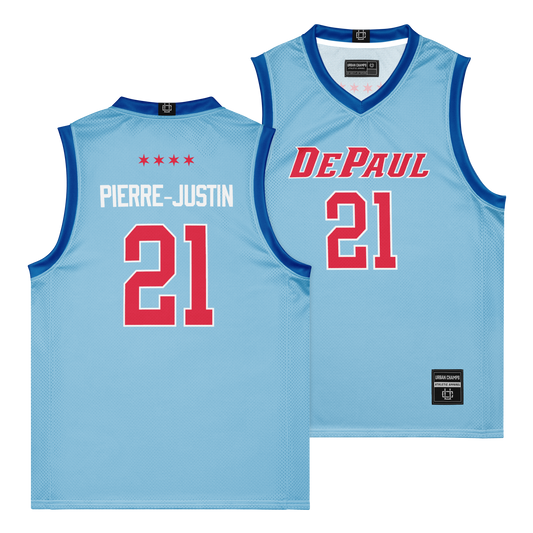 Exclusive: Depaul Mens Basketball City Connect Jersey - Theo Pierre-justin