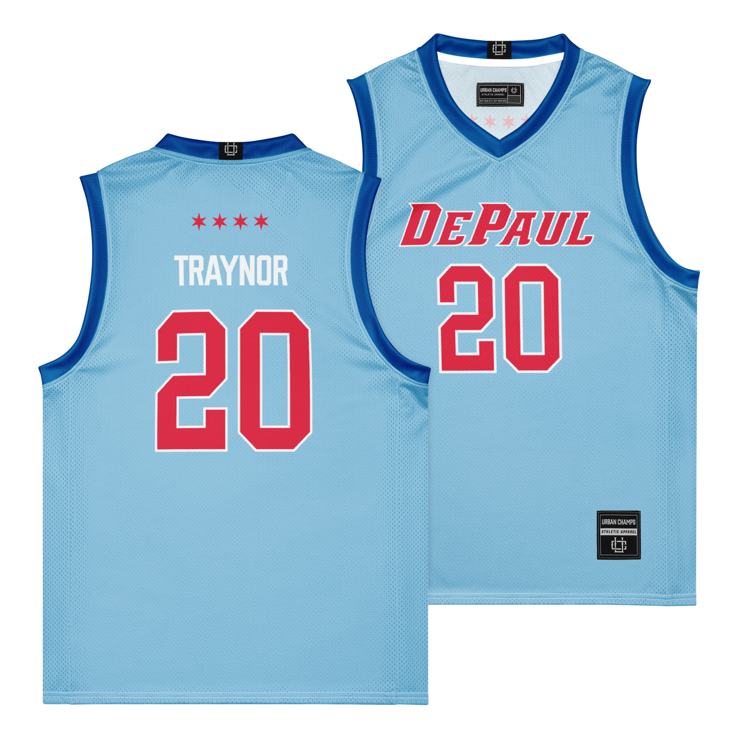 Exclusive: Depaul Mens Basketball City Connect Jersey - Jayden Traynor