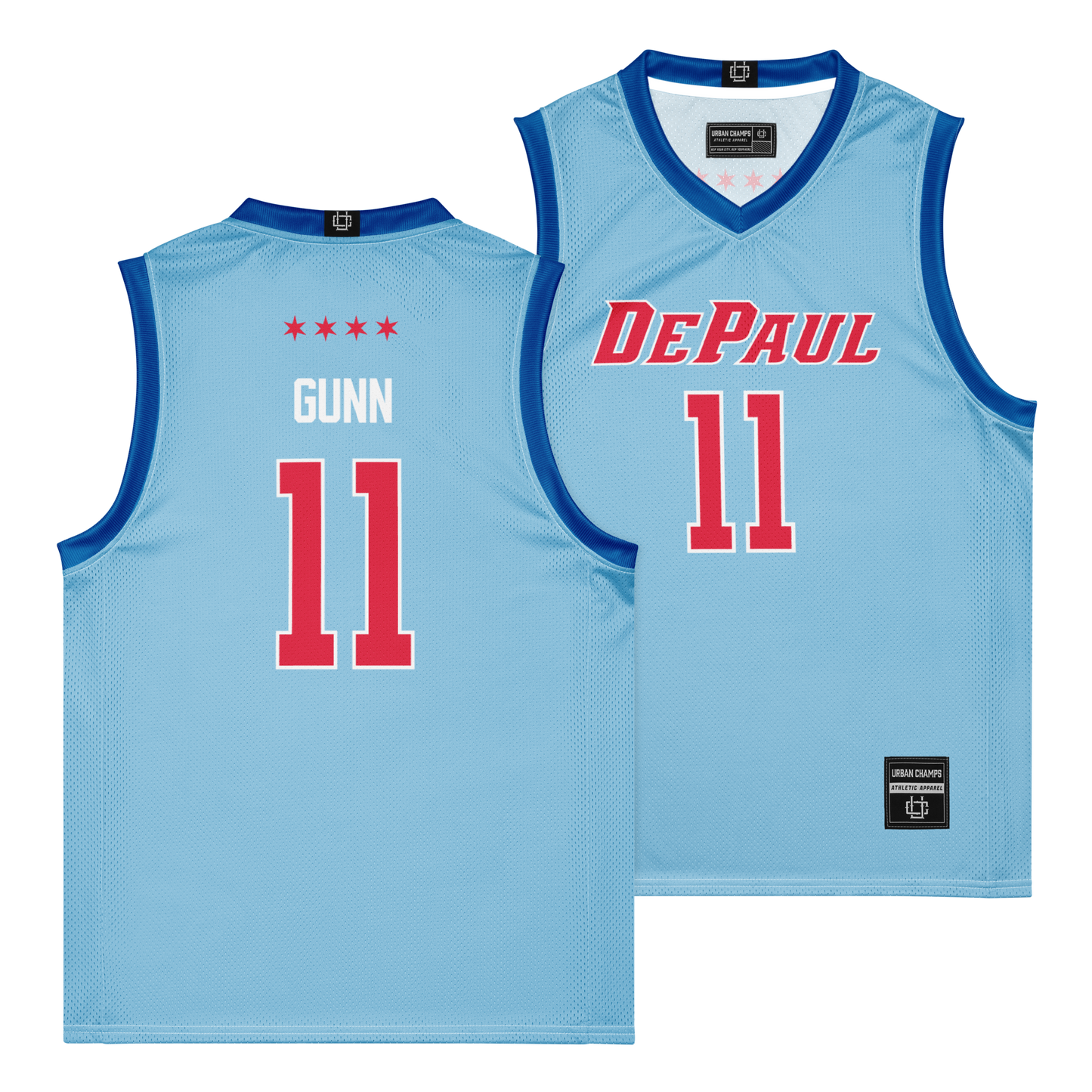 Exclusive: Depaul Mens Basketball City Connect Jersey - CJ Gunn