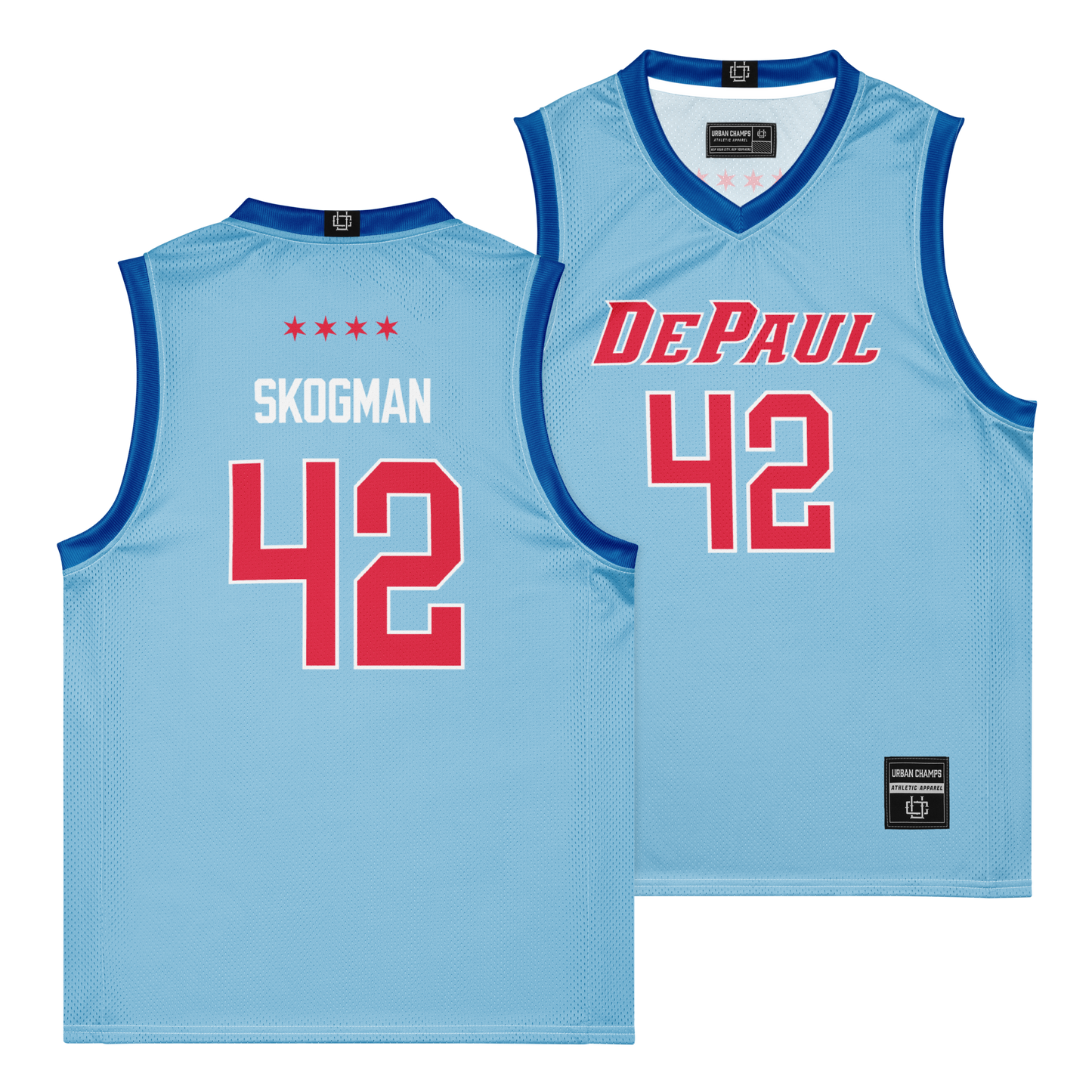 Exclusive: Depaul Mens Basketball City Connect Jersey - David Skogman