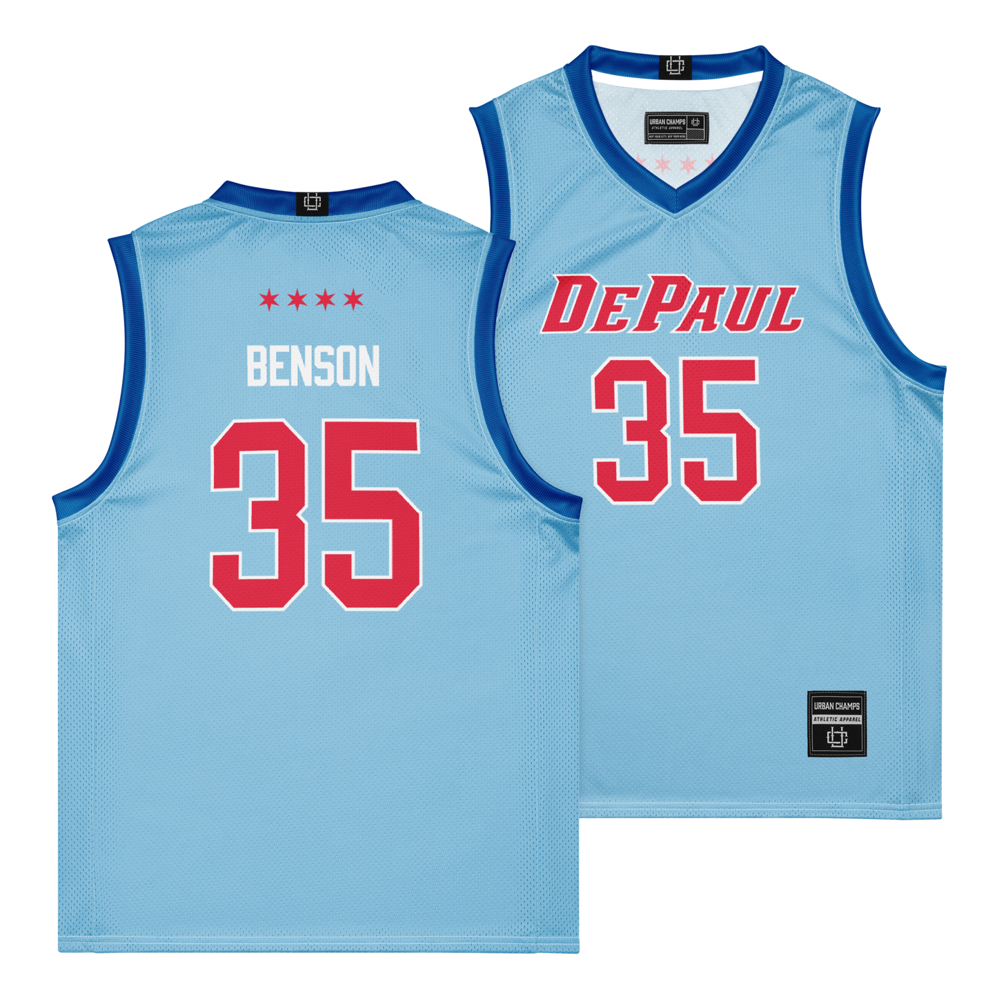 Exclusive: Depaul Mens Basketball City Connect Jersey - Nj Benson