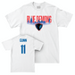 Men's Basketball White Skyline Comfort Colors Tee  - CJ Gunn