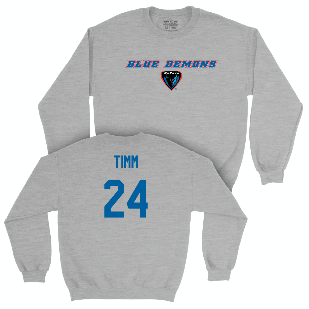 Sport Grey Women's Basketball Classic Crewneck - Ally Timm