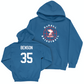 Blue Men's Basketball Retro Hoodie  - Nj Benson