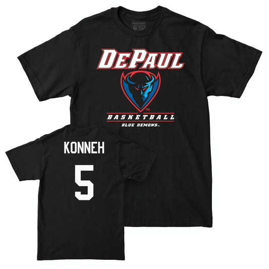 Men's Basketball Black Hardwood Tee  - Sekou Konneh