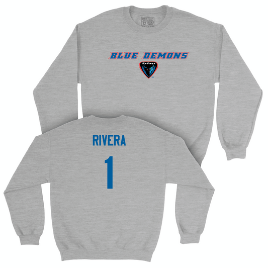 Sport Grey Men's Basketball Classic Crewneck  - Isaiah Rivera