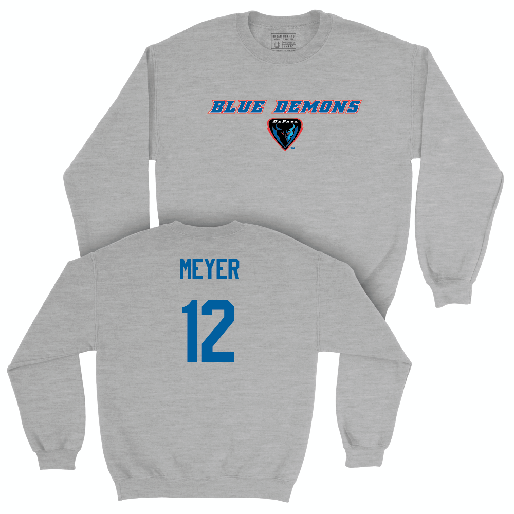 Sport Grey Men's Basketball Classic Crewneck  - Jacob Meyer