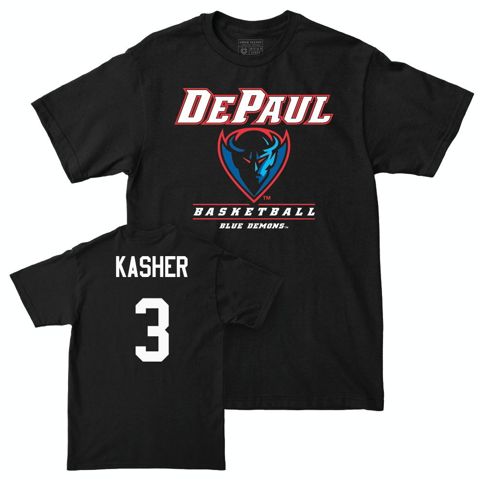 Men's Basketball Black Hardwood Tee  - Nate Kasher