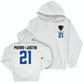 DePaul Men's Basketball White Logo Hoodie  - Theo Pierre-justin