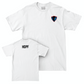 DePaul Women's Track & Field White Logo Comfort Colors Tee  - Jaiah Hopf