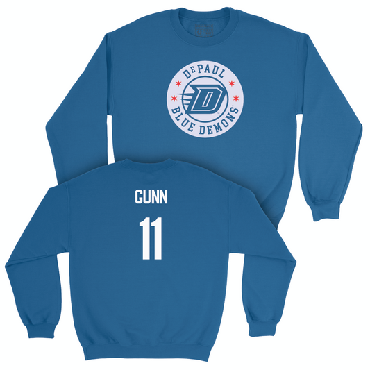 Royal Men's Basketball City Crewneck  - CJ Gunn