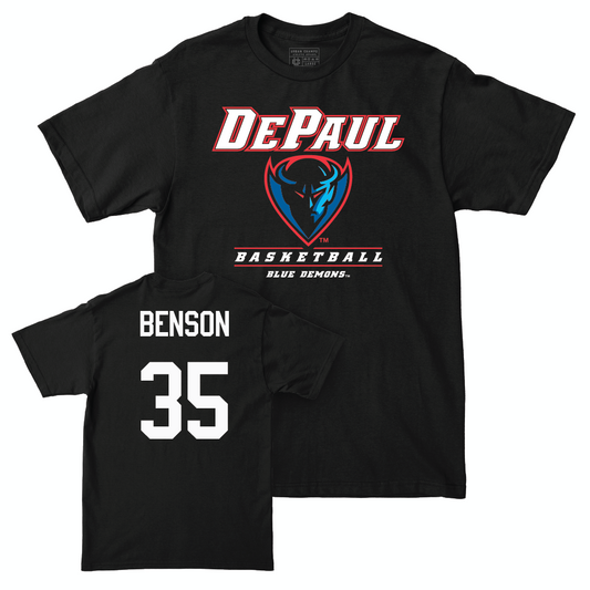 Men's Basketball Black Hardwood Tee  - Nj Benson