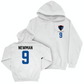 DePaul Women's Basketball White Logo Hoodie  - Meg Newman