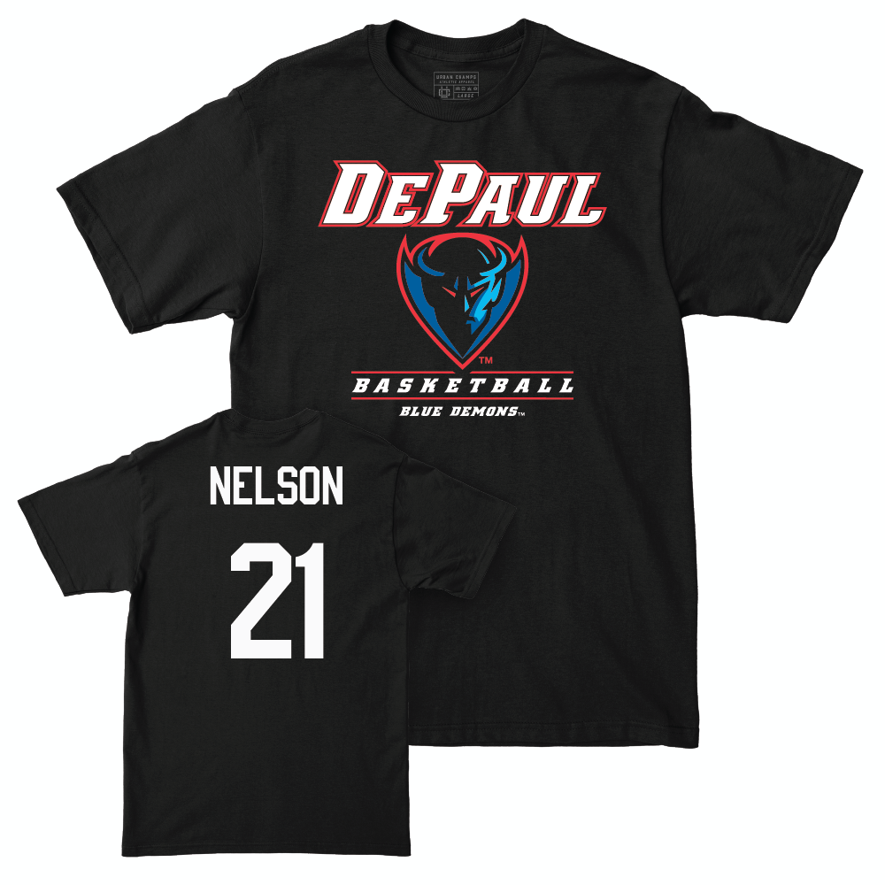 Women's Basketball Black Hardwood Tee - Natiah Nelson