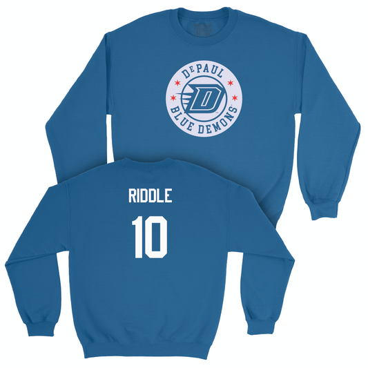 Royal Men's Basketball City Crewneck  - Chris Riddle