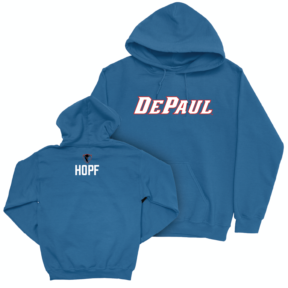 DePaul Women's Track & Field Royal Sideline Hoodie  - Jaiah Hopf