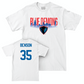 Men's Basketball White Skyline Comfort Colors Tee  - Nj Benson